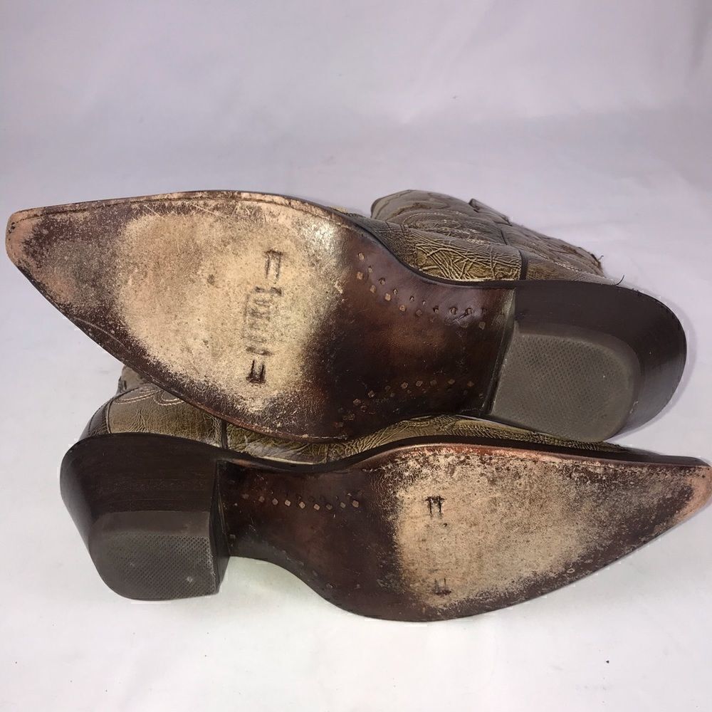 Corral Womens Brown Cutout Western Style boots - Picture 8 of 8